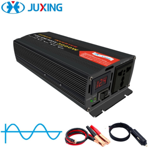 3000W Pure Sine Wave Power Inverter 12V DC to 220V AC Converter