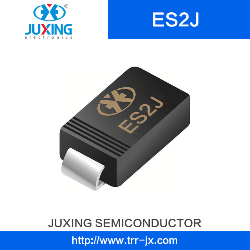 Es2j Vrrm600V Iav2a Ifsm50A Vrms420V Juxing Superfast Recovery Rectifiers Diode with SMA