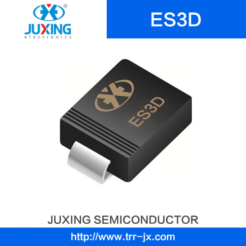 Es3d 200V 3A Ifsm100A Vrms140V Juxing Superfast Recovery Rectifiers Diode with SMC