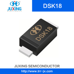 Juxing Dsk18 80V1a Ifsm25A Vf0.85A Surface Mount Schottky Rectifier Diode with SOD-123FL