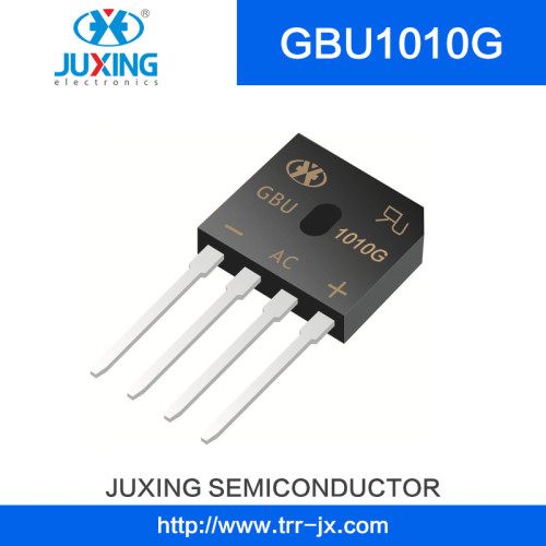 Juxing Gbu1010g Vrrm1000V Vrms700V Ifsm175A Vf1.1A I (AV) 10A Big Chip Bridge Rectifiers with Gbu Case