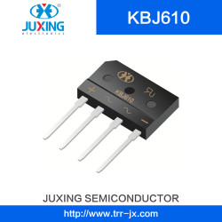 Juxing Kbj610 Vrrm1000V Vrms700V Ifsm120A Vf1.1A I (AV) 6A Bridge Rectifiers with Kbj Case