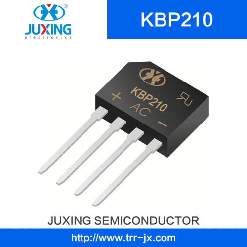 Juxing Kbp210 Vrrm1000V Vrms700V Ifsm45A Vf1.1A I (AV) 2A Bridge Rectifiers with Kbp Package