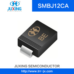 Juxing Low Inductance Smbj12ca Gpp 12V Surface Mount Transient Voltage Suppressor Diode Smtvs (TVS/ESD) Power 600W