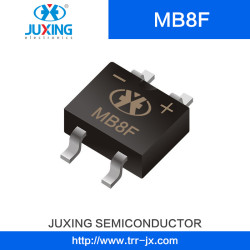 Juxing MB8f 800V 1A Ifsm35A Vf1a Schottky Bridge Rectifiers with Mbf Case