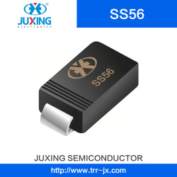 Juxing Ss56 60V5a Ifsm150A Vf0.7A Surface Mount Schottky Rectifiers Diode with SMC