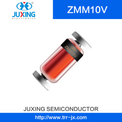 Juxing Zmm10 500MW 10V Silicon Epitaxial Planar Zener Diodes with Ll-34 Package