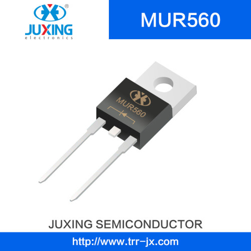 Mur560 600V 5A Ifsm150A Juxing Superfast Recovery Rectifiers Diodes with ITO-220AC Case