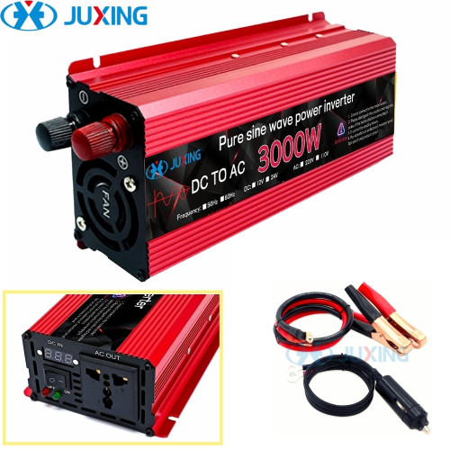 Pure Sine Wave Car Power Inverter DC12V/24V to AC220V Power Converter Can Design Exclusive Labels