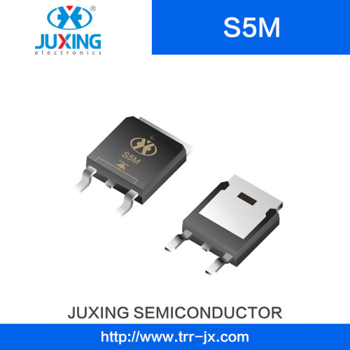 S5m (G510ds) Vf1.1V1000V5a Ifsm120A Juxing Standard Rectifiers Diode with to-252 Case