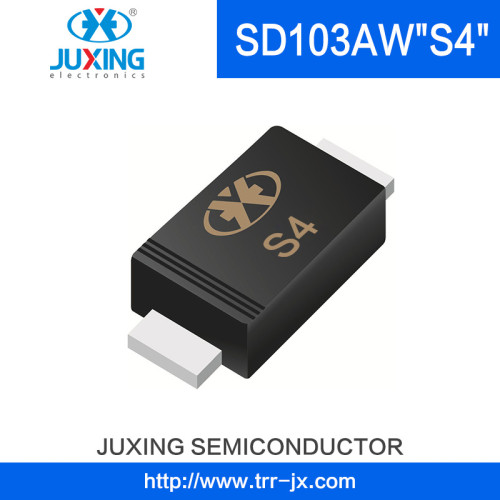 SD103aw 40V350mA Ifsm2a Vrms28V Juxing SOD-123 Plastic-Encapsulate Schottky Barrier Rectifiers