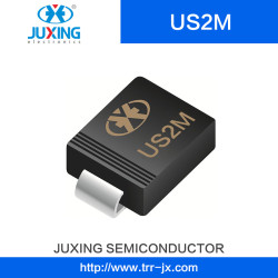Us2m Vf1.7V Vrrm1000V Iav2a Ifsm50A Vrms700V Juxing Surface Mount Ultra Fast Rectifiers SMB