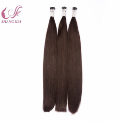 100% European Hair Virgin Tiny Tip I Tip Human Hair Extension