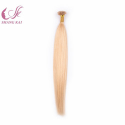 100% Virgin Remy Human Hair Blonde Color Russian Hair Nail Tip Hair Extension