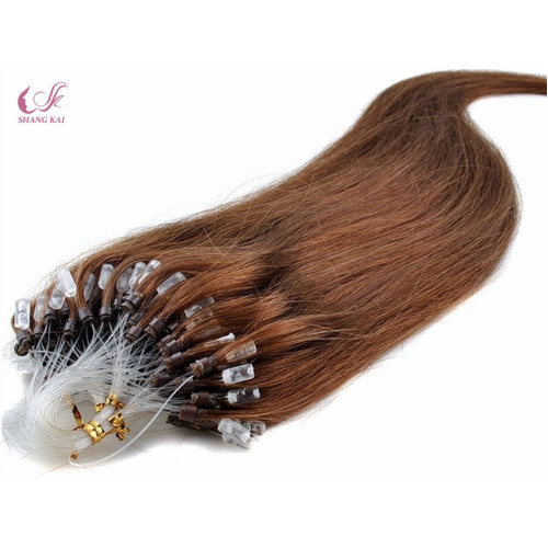 Brazilian Human Hair Micro Ring Loop Hair Extension #27 Color