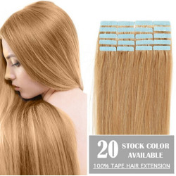 Brazilian Remy Human Hair PU Tape Human Hair Extension