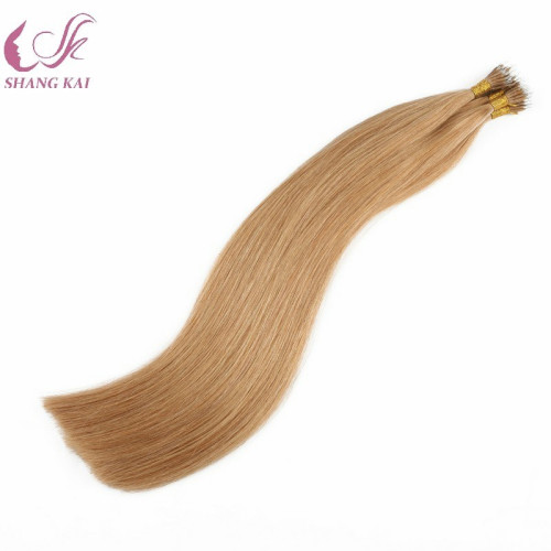 Cuticle Aligned Human Hair Nano Ring Hair Extensions