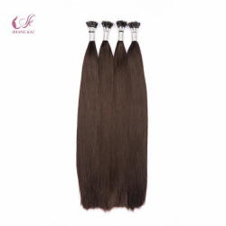 Double Drawn Nano Ring Cuticle Hair Extension Keratin Hair Best Quality Italian Glue