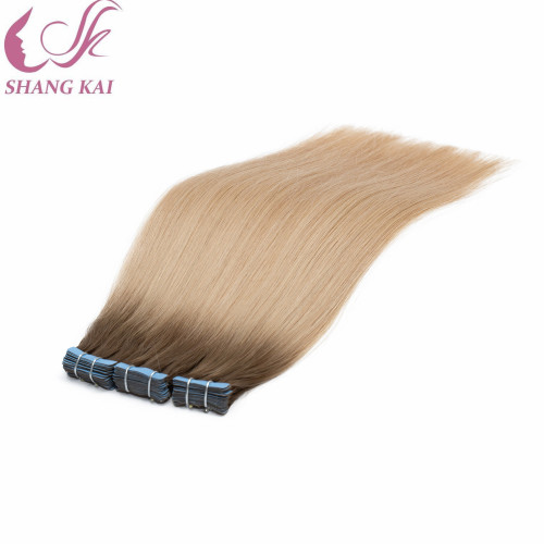 Factory Supply Top Grade Virgin Cuticle Aligned Hair Tapes in Human Hair Extensions