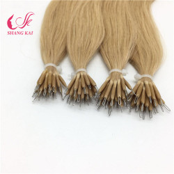 Factory Wholesale Brazilian 100% Human Virgin Nano Ring Hair