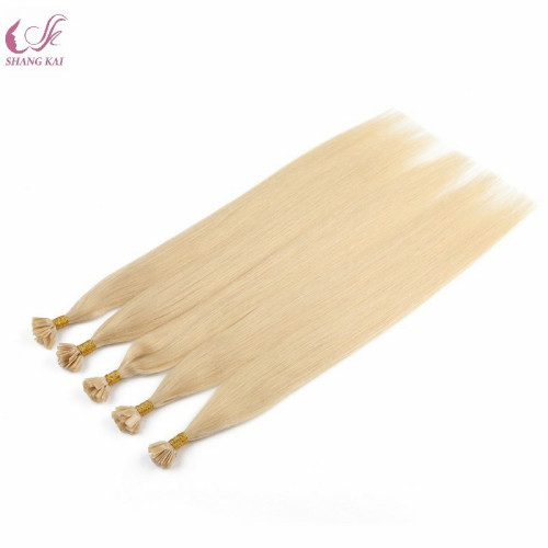 Flat Tip Pre-Bonde Russian Hair 100% European Virgin Remy Human Hair Extension