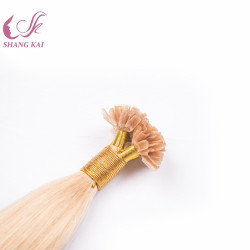 Hot Selling Cuticle Aligned Hair Wholesale U-Tip Pre-Bonded Human Hair Extension