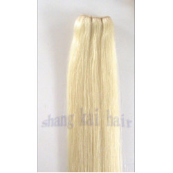 Natural Hair Weft 60# Non-Remy Human Hair