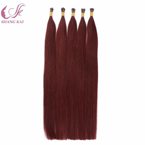 Prebonded Italian Keratin Fusion Hair Double Drawn Human Hair U Tip/Flat Tip/I Tip Hair Extensions