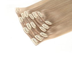 The Best Quality Clip in Hair Virgin Brazilian Human Hair Clip Hair Extension