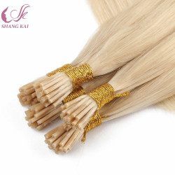 Top Grade Cuticle Aligned Hair Pre-Bonded Hair Extension Stick I Tip Human Hair