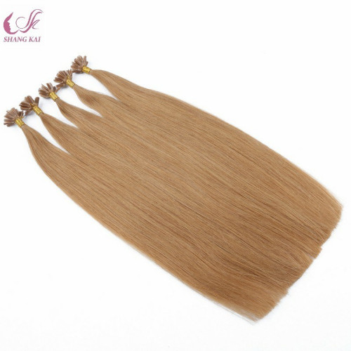 Top Quality Nail Tip U Tip Keratin Pre Bonded Hair Extensions Cuticle Aligned Hair