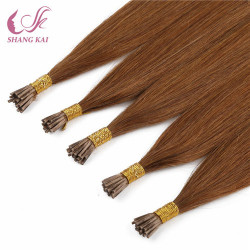 Unprocessed Brazilian Virgin Pre-Bonded Stick/I-Tip Hair Extension