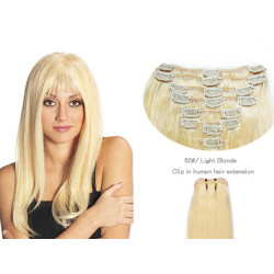 Unprocessed Human Hair Extension Clips in Hair Extension Natural Hair