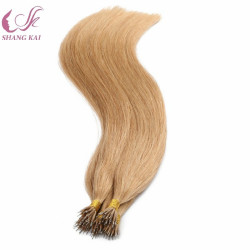 Wholesale 100% Remy Double Drawn Italian Keratin Nano Ring Hair Extensions