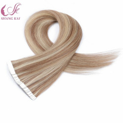 Wholesale Brazilian Remy Silk Straight Virgin Tape Hair Extension