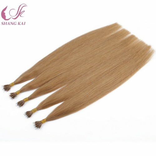 Wholesale Brown Color 100% Human Remy Hair Extensions Nano Ring Hair