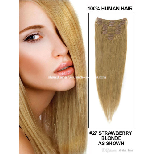 Wholesale Cheap Price Clip on Human Hair Extension