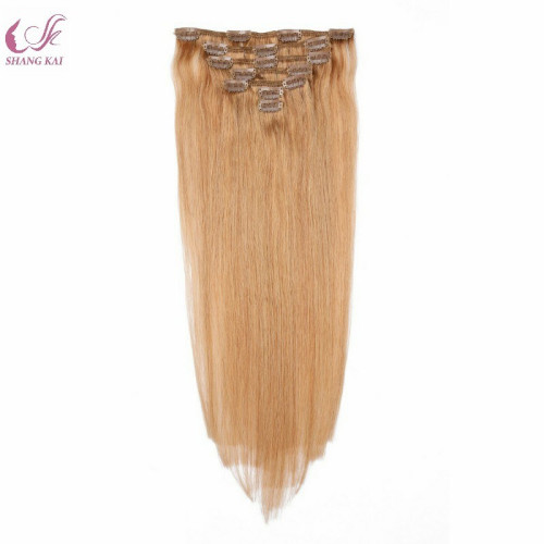 Wholesale Clips in Hair Brazilian Hair Human Hair Extension