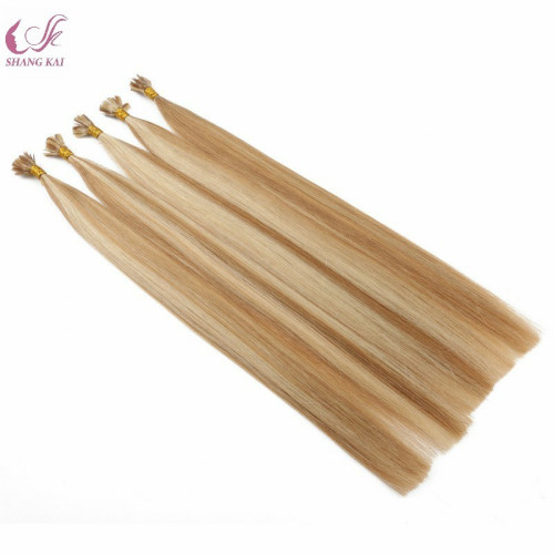 Wholesale Flat Tip Grade 7A 100% Virgin Remy 1g Blonde Prebonded Hair Extension