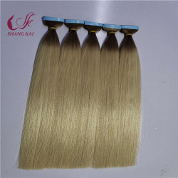 Wholesale Hot Selling 100% Human Remy Virgin Tape Hair Extension