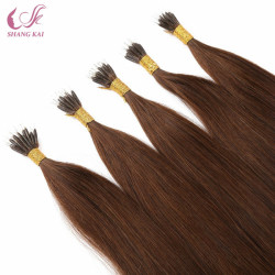 Wholesale Nano Tip Ponytail Hair Extension Human Hair Raw Virgin Straight Hair